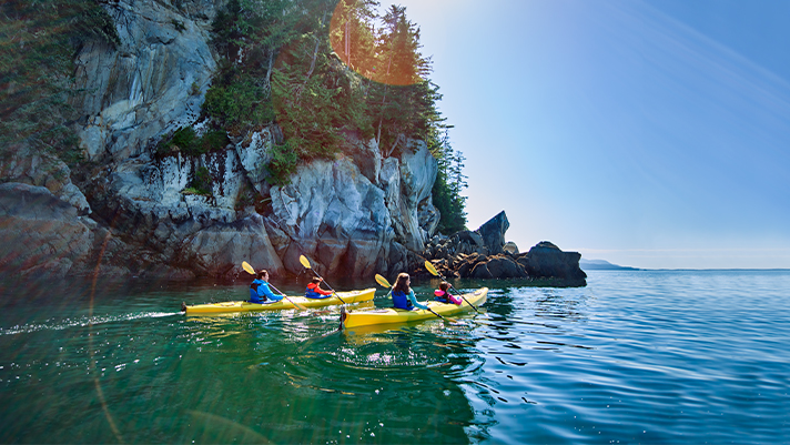Adventure out on a Sea Kayaking excursion in Alaska.